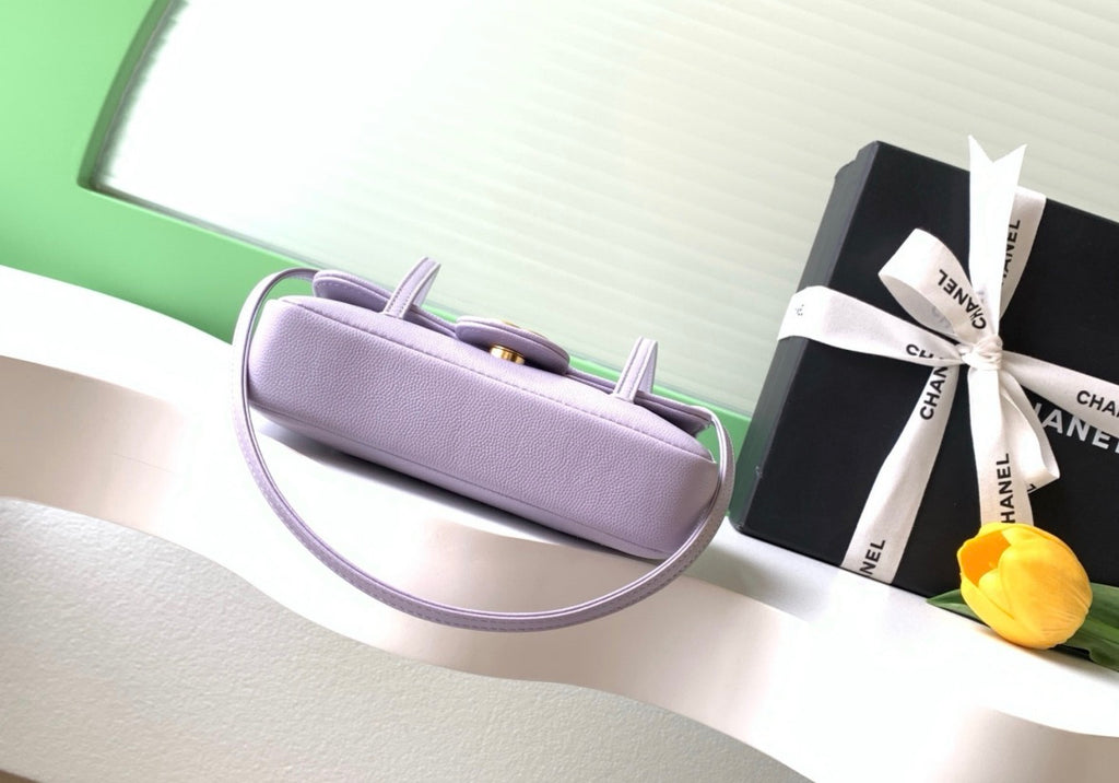 26P Purple Chanel Bag
