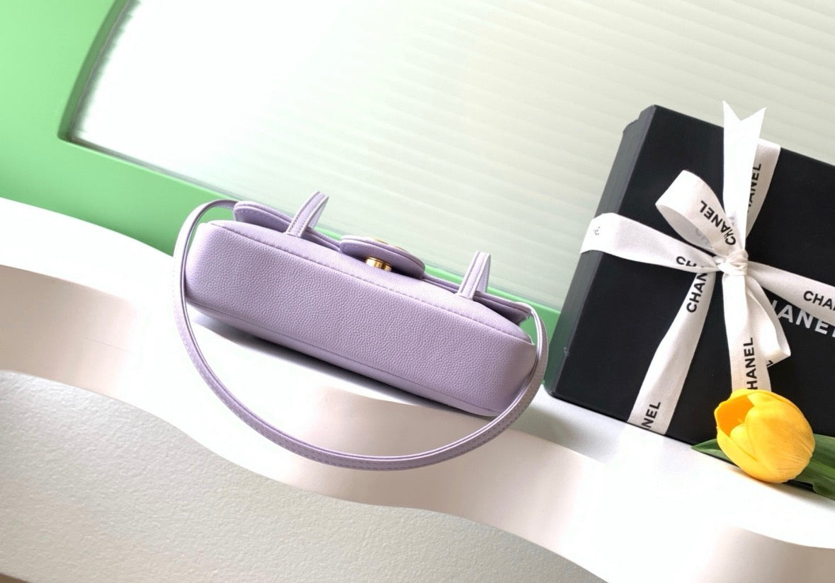 26P Purple Chanel Bag